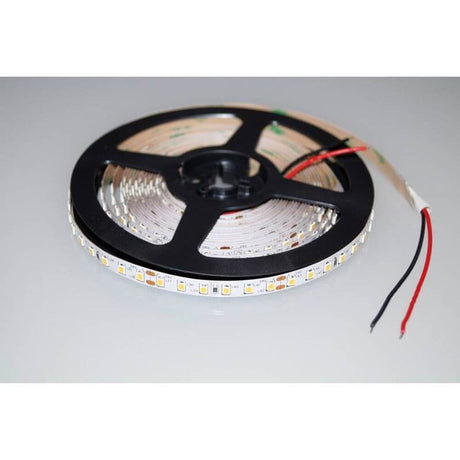 5m LED-Strip 9, 6 W/m neutral white IP20 on a reel with connecting cables for easy installation.