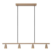 Lámpara colgante Tiana de 4 luces regulable en altura (2)