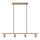 Suspension Tiana à 4 lampes, réglable en hauteur (2)