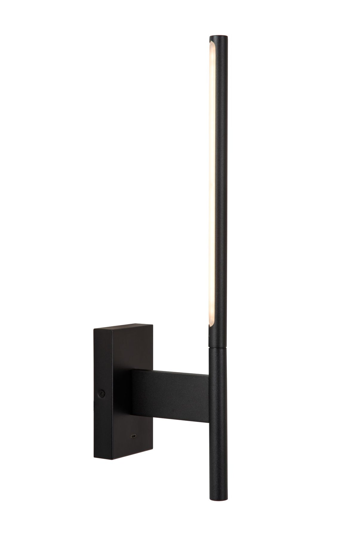 LED-Wandleuchte Finan mit USB-Ladeanschluss Schwarz 48cm (2)