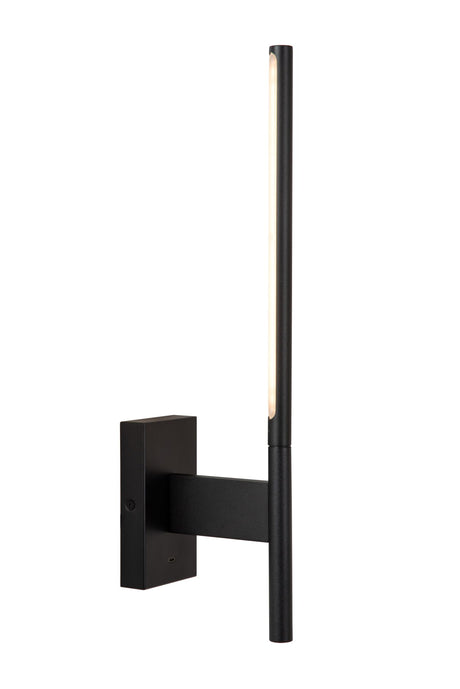 LED-Wandleuchte Finan mit USB-Ladeanschluss Schwarz 48cm (2)