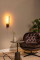 LED-Wandleuchte Finan mit USB-Ladeanschluss Schwarz 48cm (1)