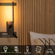 LED-Aplique Finan con puerto de carga USB orientable Negro (5)