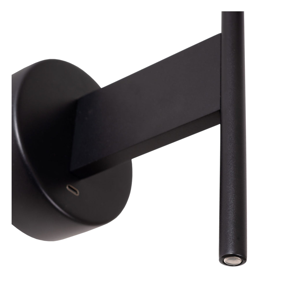 Wandleuchte Magic mit USB-Ladeanschluss und Stoffschirm Länge 18cm (4)