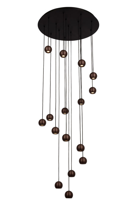 LED-Pendelleuchte Montana 16-flammig CCT dimmbar (2)