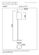 Stehlampe Magic mit Leinenschirm 165cm Schwarz, Beige (6)