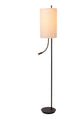 Stehleuchte Magic mit Lesearm und Leinenschirm 165cm (2)