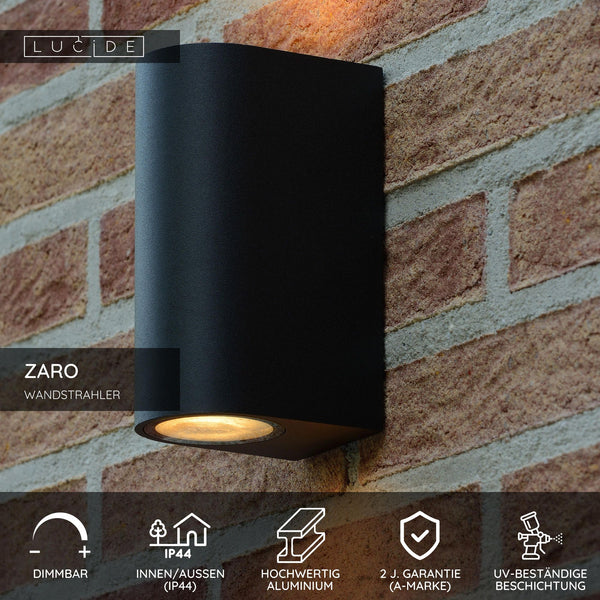 Buitenwandspot Zaro 2-lamps IP44 (4)