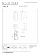 Zaro 2-light outdoor wall spotlight with motion sensor IP65 Black (5)