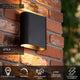 LED-Candeeiro de parede de exterior Atila 2 luzes regulável IP65 17cm de altura (5)