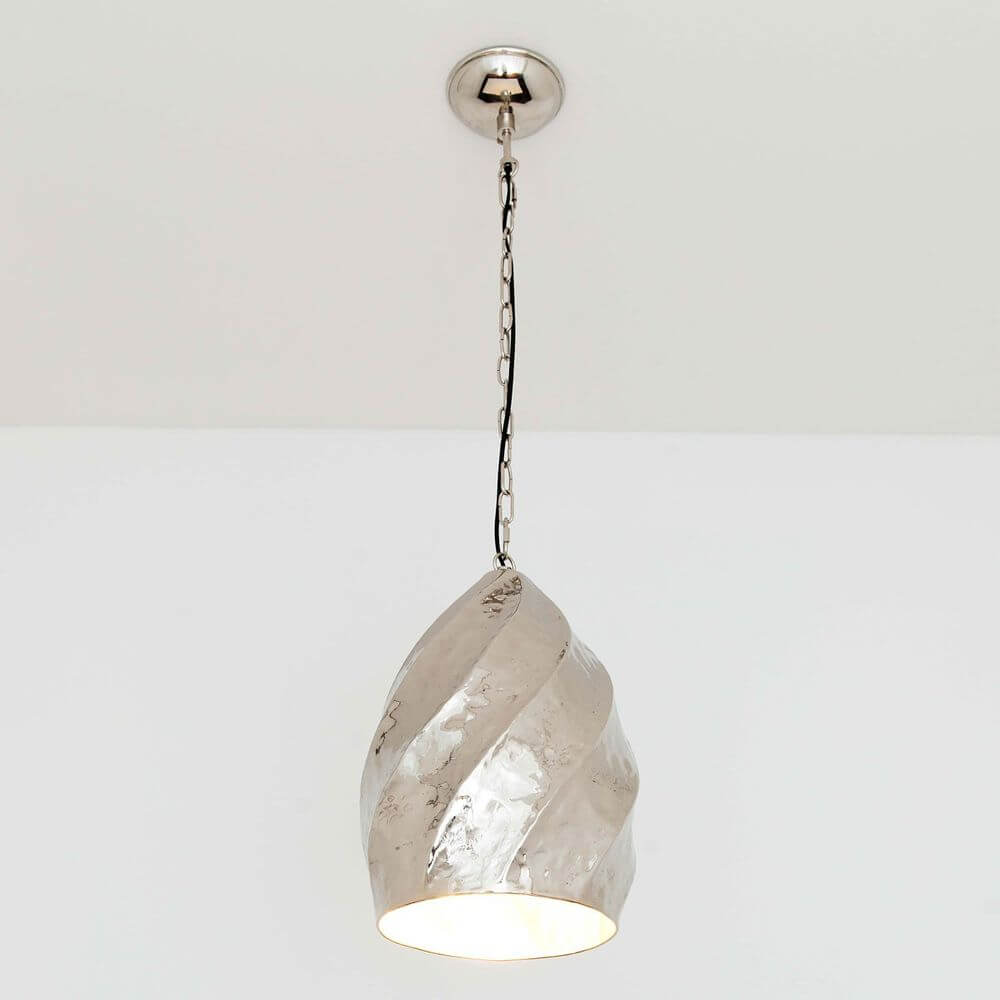 Hängeleuchte Madonna Aluminium Vernickelt Silber