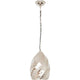 Hängeleuchte Madonna Aluminium Vernickelt Silber