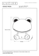 LED-nachtlamp Dodo Frog kinderkamer 4000K groen (4)