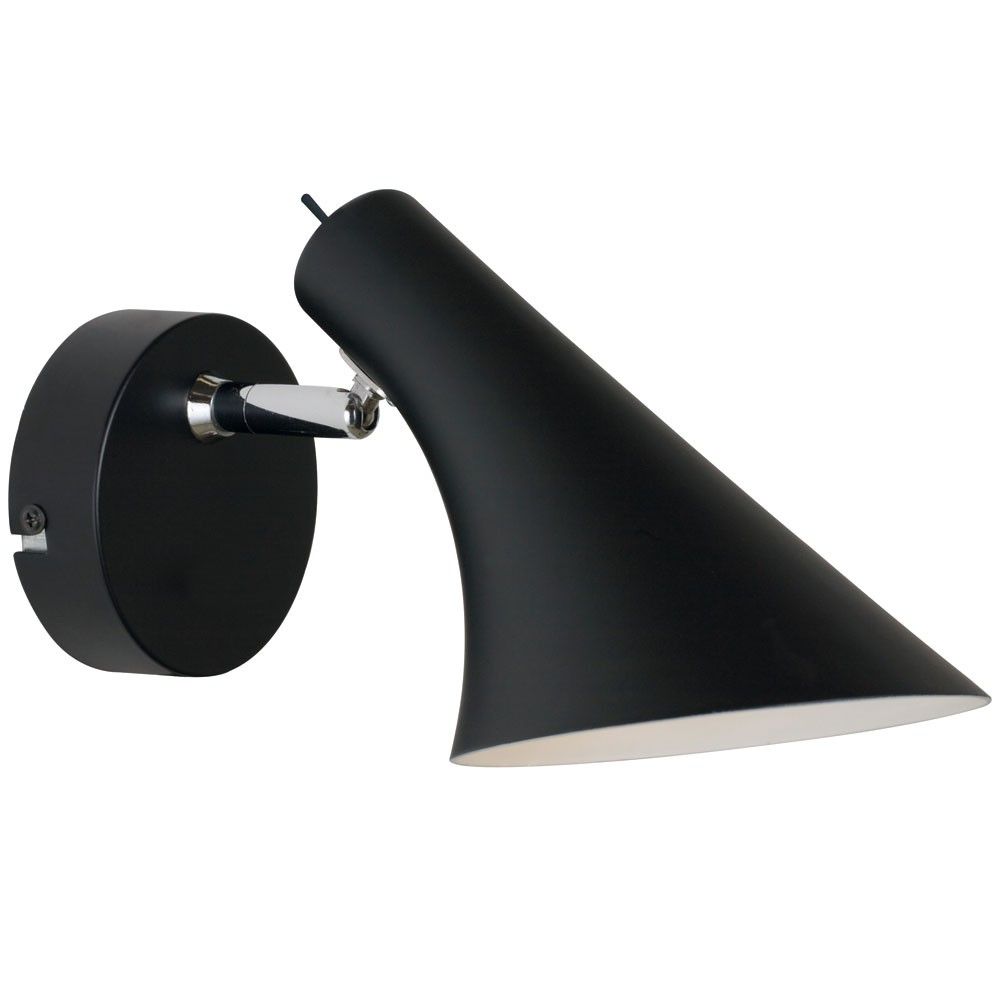 Vanila muurlamp zwart