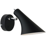Vanila muurlamp zwart