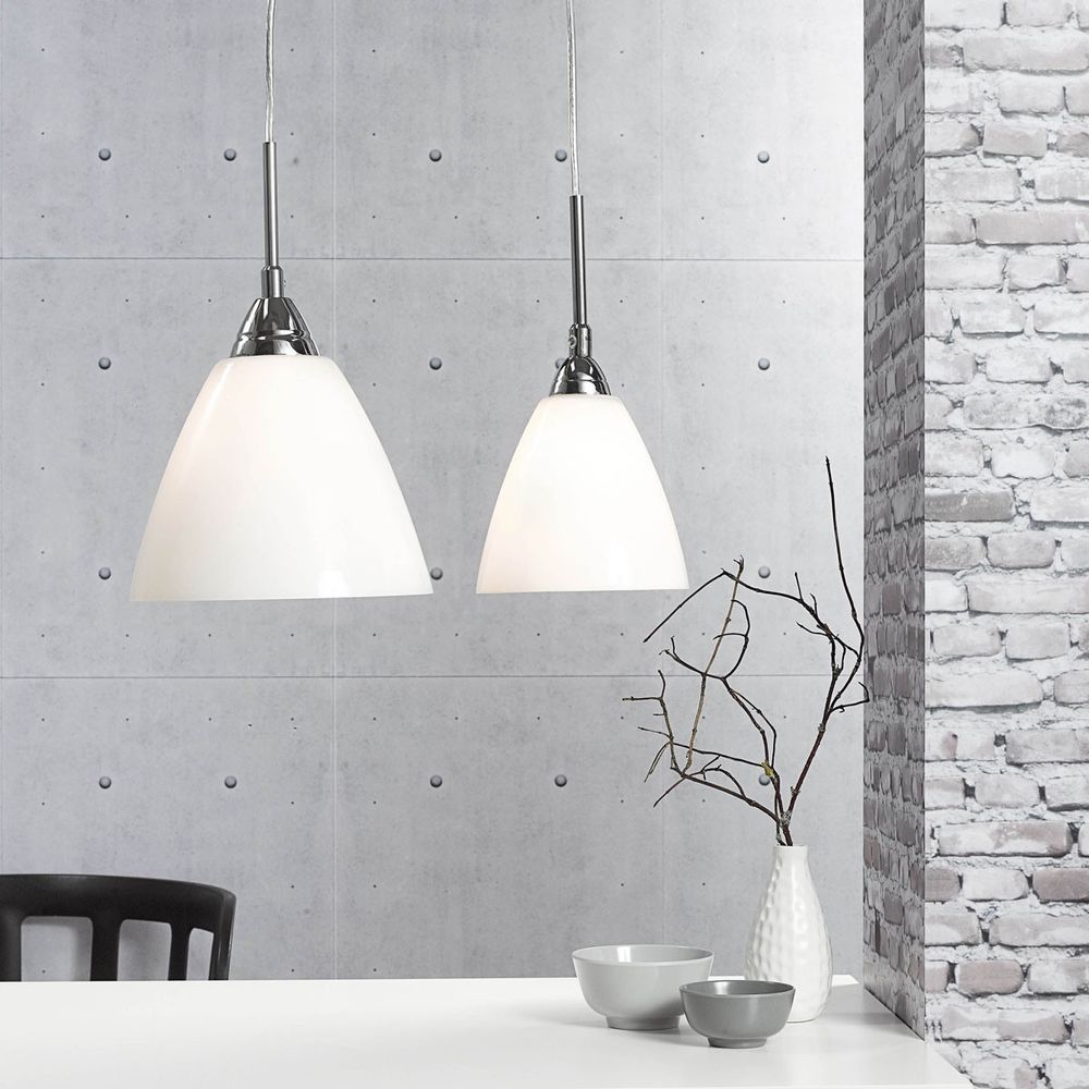 Läs 20 Pendant Lamp Opal White, Clear