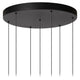 LED-Candeeiro suspenso Tamino 7-luzes regulável Branco quente 52cm (6)