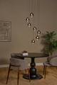 LED-Candeeiro suspenso Tamino 7-luzes regulável Branco quente 52cm (9)