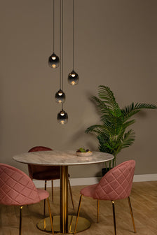 LED-Pendelleuchte Tamino 4-flammig dimmbar (1)