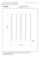 LED-Tamino pendant light 5-light dimmable height-adjustable 127cm (6)