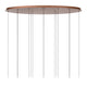 LED-Pendelleuchte Jasmine 14-flammig dimmbar CCT Kupfer (4)