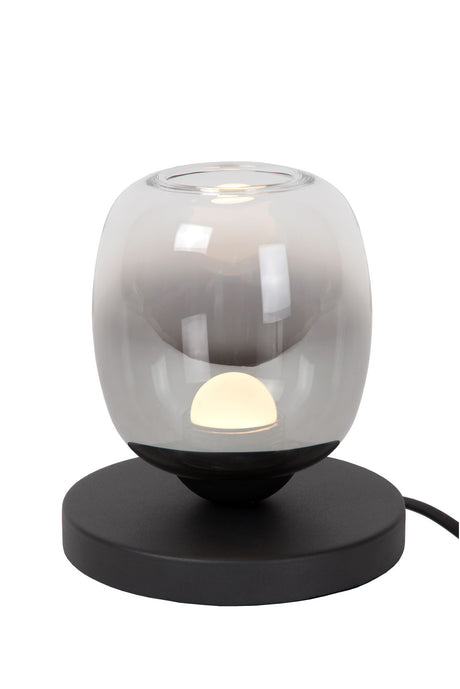 LED-Tischleuchte Tamino Glasschirm Schwarz 15cm (2)