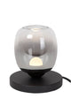 LED-Tischleuchte Tamino Glasschirm Schwarz 15cm (2)