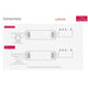 Diagramm der Anschlüsse für 75W zert. Einbaunetzteil Dimmbar Phasenanschnitt + Push to dim 24V.