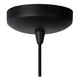 Pendelampe Dikra 1-lyskilde højdejusterbar sort 40cm (4)