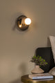 LED-Leseleuchte Matiz schwenkbar mit USB-Ladeanschluss rund (3)