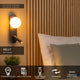 LED-Bettleuchte Kelly drehbar mit Glasschirm und USB-Anschluss (5)