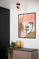Faretto da soffitto Maren a 1 luce rotondo orientabile (3)