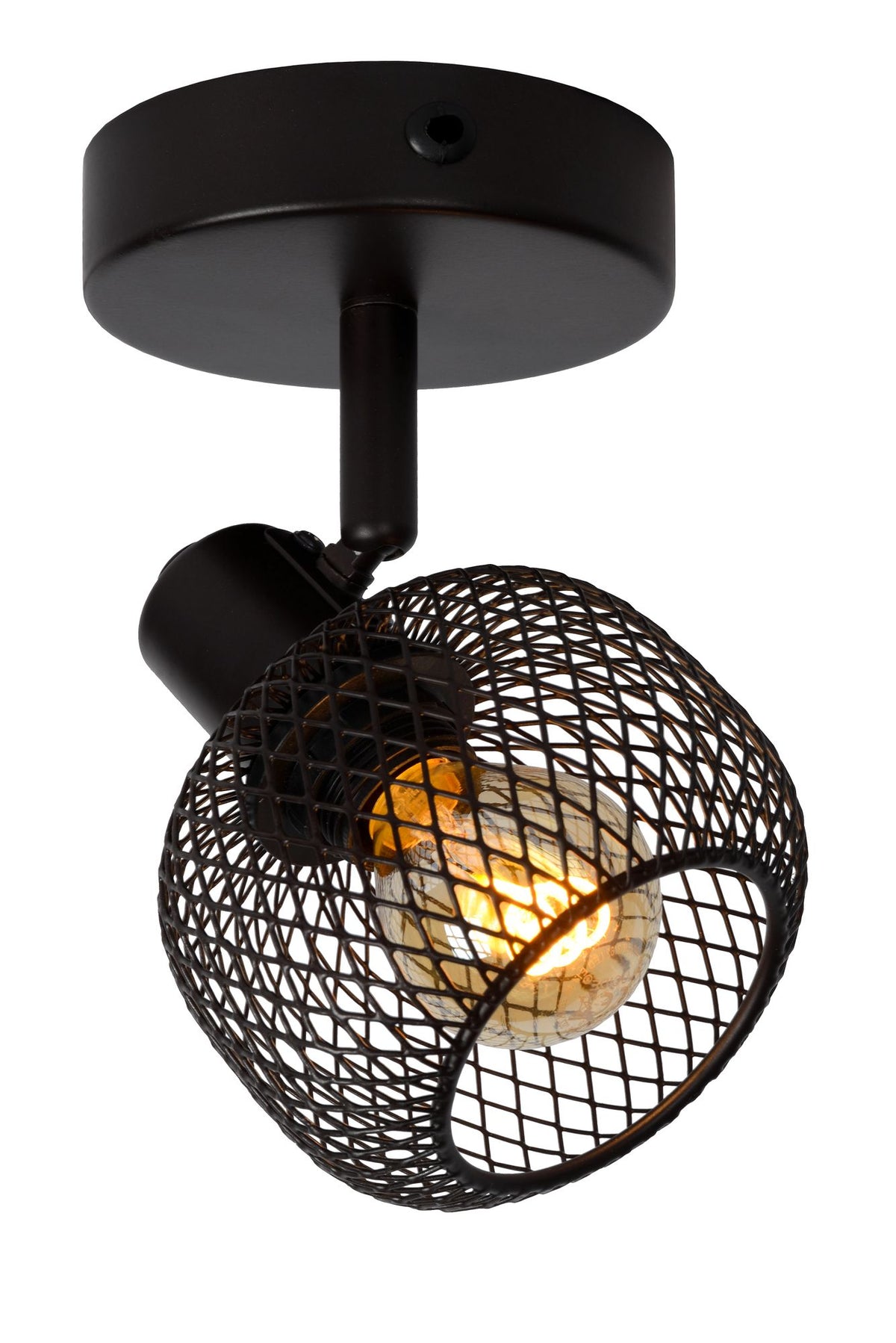 Faretto da soffitto Maren a 1 luce rotondo orientabile (2)