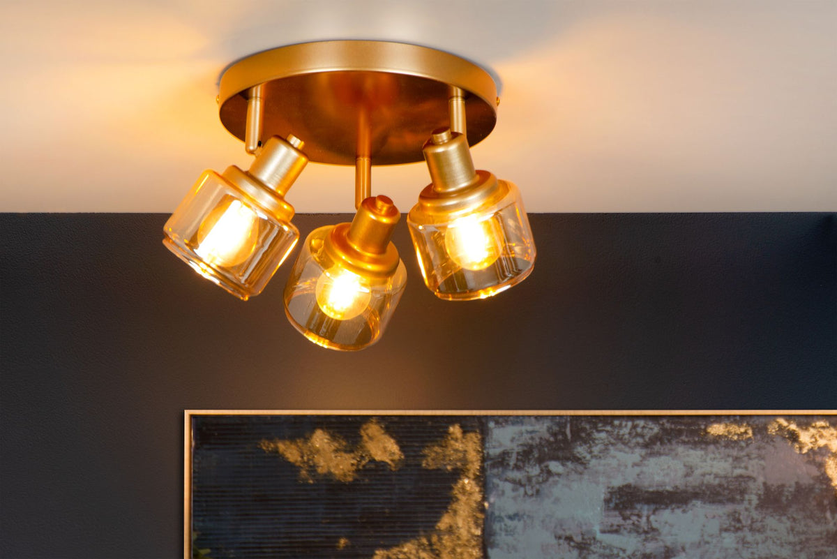Faretto da soffitto Bjorn a 3 luci orientabile (4)