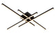 LED-Deckenleuchte Novak dimmbar CCT Schwarz 80cm (2)