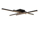 LED-Deckenleuchte Novak dimmbar CCT Schwarz 80cm (3)