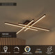 LED-Deckenleuchte Novak dimmbar CCT Schwarz 80cm (5)