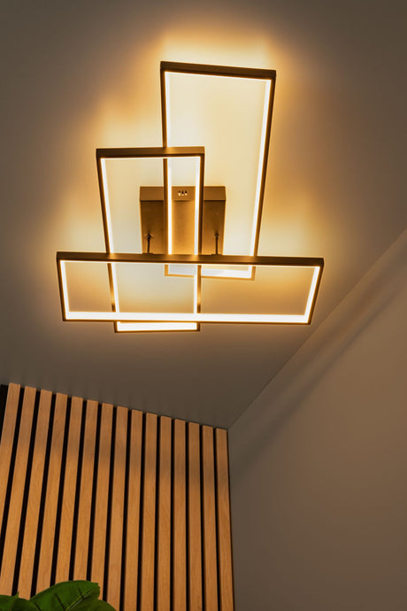 LED-Deckenleuchte Lokero dimmbar CCT Schwarz 65cm (1)