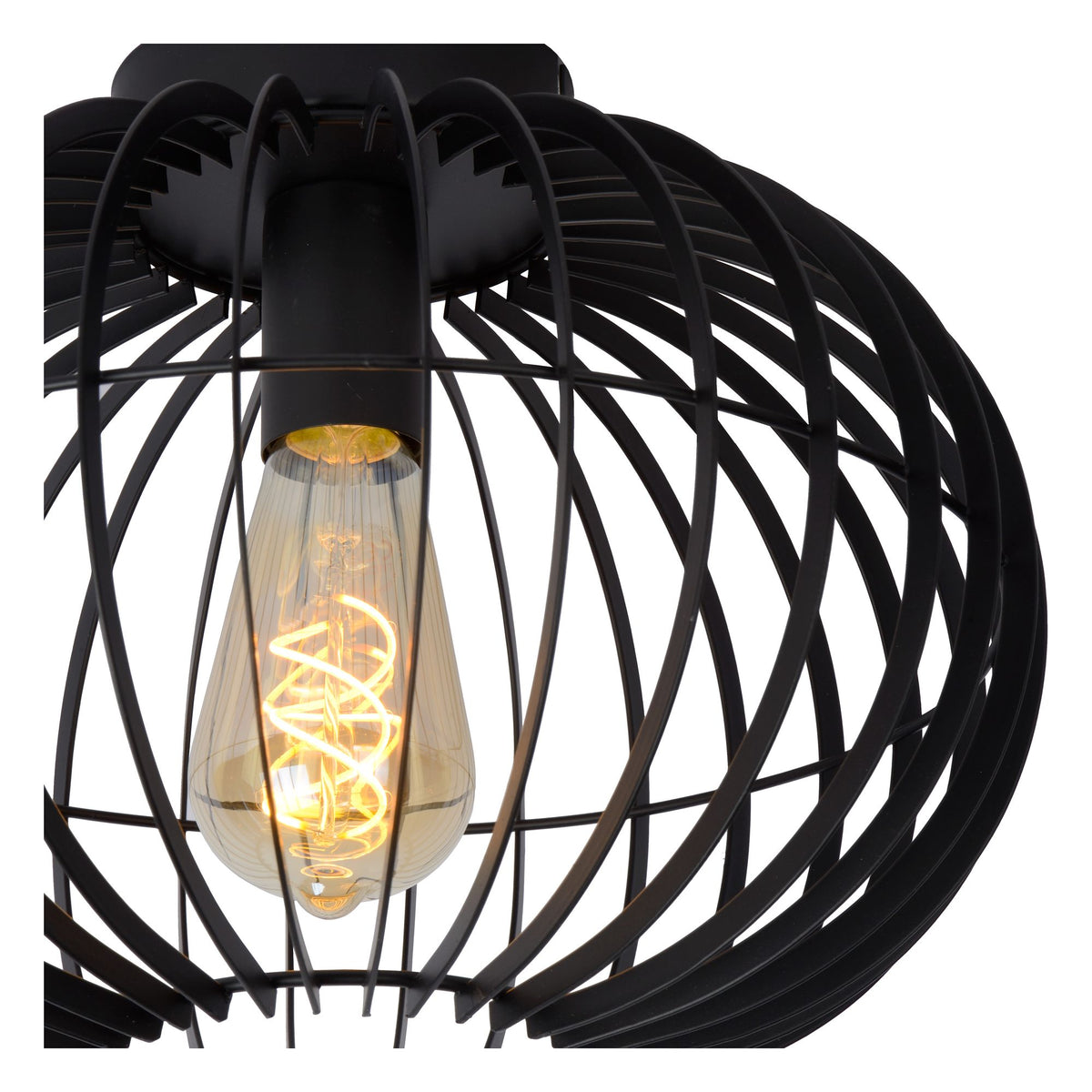 Deckenleuchte Reda Kugelform Schwarz (3)