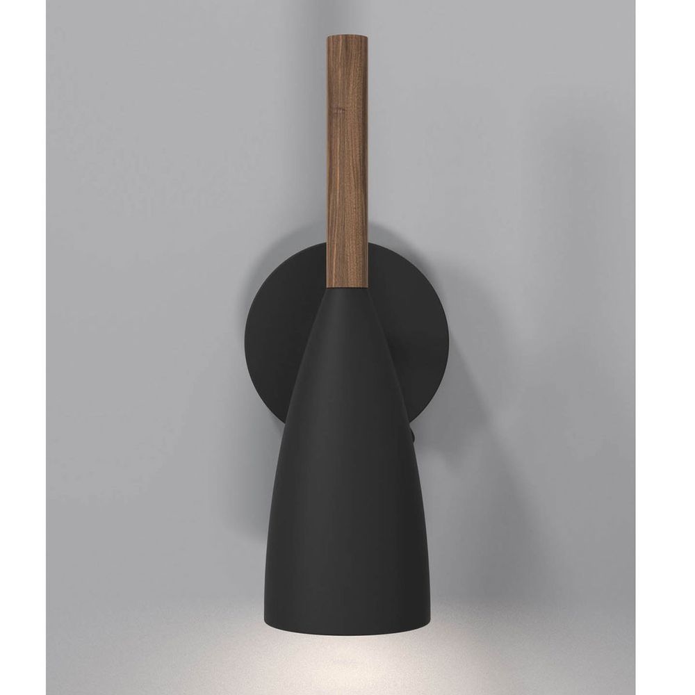 Pure Wandleuchte Schwarz