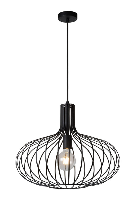 Pendelleuchte Manuela 1-flammig dimmbar Schwarz 50cm (2)