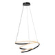 LED-Espiral pendant light dimmable CCT height-adjustable aluminium (1)