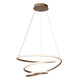 LED-Espiral pendant light dimmable CCT height-adjustable aluminium (2)