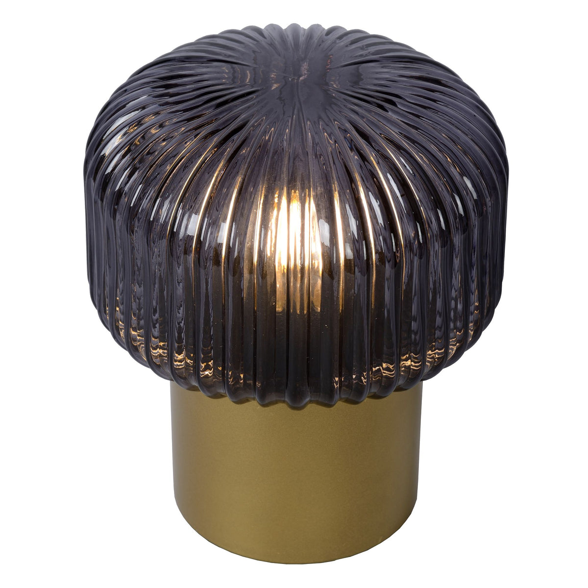 Bordlampe Jany rillet glasskjerm 1-lys (5)