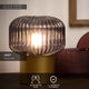 Bordlampe Jany rillet glasskjerm 1-lys (6)