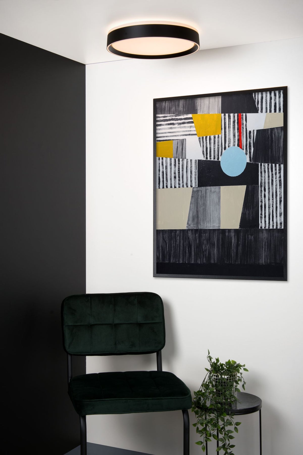 LED-Plafoniera Nuria dimmerabile a 3 livelli Ø 40cm (3)