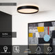 LED-Plafoniera Nuria dimmerabile a 3 livelli Ø 40cm (6)