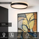 LED-Lámpara de techo Nuria con regulador por niveles Ø 50 cm (6)