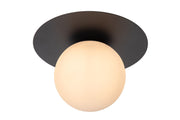 Tricia ceiling light with round glass shade Ø 25cm (2)