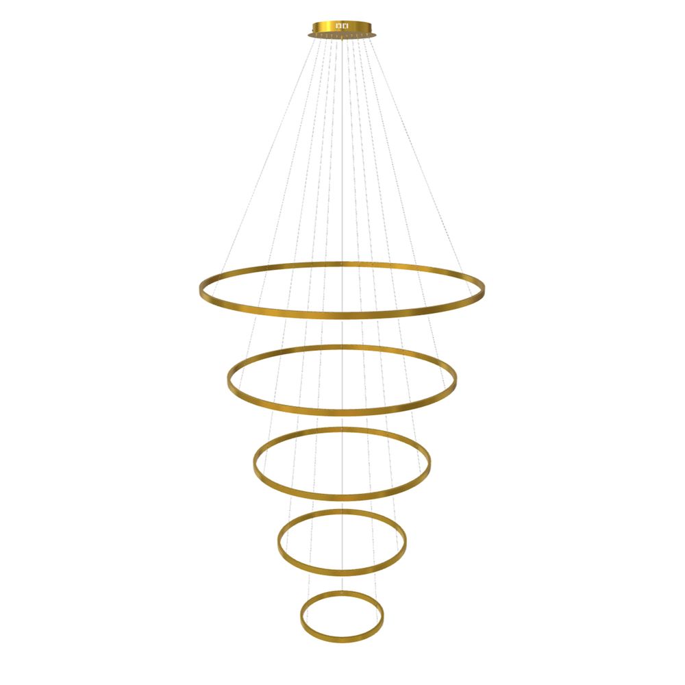 LED 5-Ring Pendant Lights Combination Centric